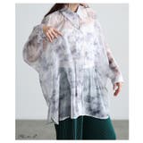 主役級の存在感放つマーブル柄シアードルマンシャツ レディース ファッション | Sawa a la mode | 詳細画像2 