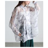 主役級の存在感放つマーブル柄シアードルマンシャツ レディース ファッション | Sawa a la mode | 詳細画像10 