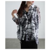 主役級の存在感放つマーブル柄シアードルマンシャツ レディース ファッション | Sawa a la mode | 詳細画像14 