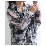 主役級の存在感放つマーブル柄シアードルマンシャツ レディース ファッション | Sawa a la mode | 詳細画像17 