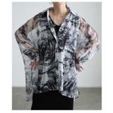 主役級の存在感放つマーブル柄シアードルマンシャツ レディース ファッション | Sawa a la mode | 詳細画像22 