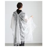 洗練度高まるショール風総レーストッパーカーディガン レディース ファッション | Sawa a la mode | 詳細画像12 