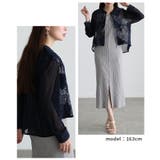 リッチに華やぐ花柄レース異素材シアーブルゾン レディース ファッション | Sawa a la mode | 詳細画像15 