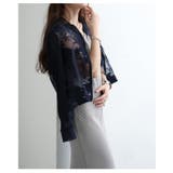 リッチに華やぐ花柄レース異素材シアーブルゾン レディース ファッション | Sawa a la mode | 詳細画像21 