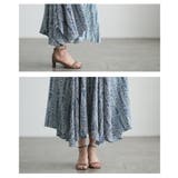 揺れ感まで美しいイレギュラーヘムペイズリースカート レディース ボトムス | Sawa a la mode | 詳細画像5 