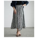 揺れ感まで美しいイレギュラーヘムペイズリースカート レディース ボトムス | Sawa a la mode | 詳細画像15 