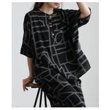 存在感で差がつく幾何学プリントシャツトップス レディース トップス | Sawa a la mode | 詳細画像9 