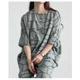 存在感で差がつく幾何学プリントシャツトップス レディース トップス | Sawa a la mode | 詳細画像15 