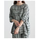 存在感で差がつく幾何学プリントシャツトップス レディース トップス | Sawa a la mode | 詳細画像18 
