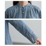 着るほどに馴染むパールボタンダンガリーシャツ レディース ファッション | Sawa a la mode | 詳細画像5 