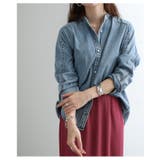 着るほどに馴染むパールボタンダンガリーシャツ レディース ファッション | Sawa a la mode | 詳細画像7 
