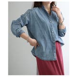 着るほどに馴染むパールボタンダンガリーシャツ レディース ファッション | Sawa a la mode | 詳細画像12 