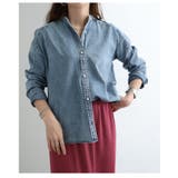 着るほどに馴染むパールボタンダンガリーシャツ レディース ファッション | Sawa a la mode | 詳細画像21 