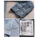 着るほどに馴染むパールボタンダンガリーシャツ レディース ファッション | Sawa a la mode | 詳細画像24 