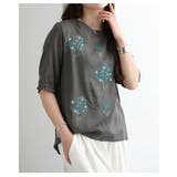 自然体で着映える花刺繍ナチュラルブラウス レディース トップス | Sawa a la mode | 詳細画像9 