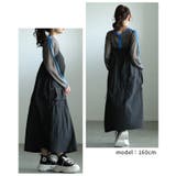 お気に召すままカーゴポケットドロストサロペットスカート レディース ファッション | Sawa a la mode | 詳細画像9 