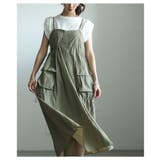 お気に召すままカーゴポケットドロストサロペットスカート レディース ファッション | Sawa a la mode | 詳細画像14 
