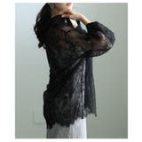 レイヤードが楽しくなる総レーススカラップシャツ レディース トップス | Sawa a la mode | 詳細画像9 