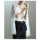 レイヤードが楽しくなる総レーススカラップシャツ レディース トップス | Sawa a la mode | 詳細画像15 