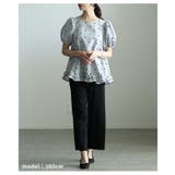 着るだけで華やぐフロッキードットフレアブラウス レディース トップス | Sawa a la mode | 詳細画像7 