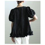 着るだけで華やぐフロッキードットフレアブラウス レディース トップス | Sawa a la mode | 詳細画像15 