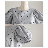 着るだけで華やぐフロッキードットフレアブラウス レディース トップス | Sawa a la mode | 詳細画像19 