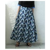 シンプル服が見違える接触冷感アート柄フレアスカート レディース ボトムス | Sawa a la mode | 詳細画像12 