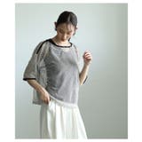 こなれるラフ感で決まるボーダー柄シアープルオーバー レディース ファッション | Sawa a la mode | 詳細画像12 