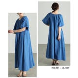 柔らかな雰囲気宿るバルーンスリーブインド綿ワンピース レディース ファッション | Sawa a la mode | 詳細画像10