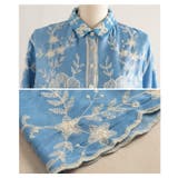 愛らしさが詰まった大人の花柄刺繍スカラップブラウス レディース ファッション | Sawa a la mode | 詳細画像23