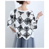ナチュラルに映えるモロッカン刺繍コットンブラウス レディース トップス | Sawa a la mode | 詳細画像8