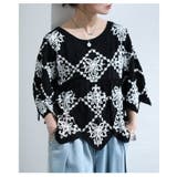 ナチュラルに映えるモロッカン刺繍コットンブラウス レディース トップス | Sawa a la mode | 詳細画像18