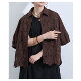 着るだけで絵になる花レース切替シャツブラウス レディース トップス | Sawa a la mode | 詳細画像18