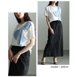 甘さを抑えたアシンメトリーリボンモチーフカットソー レディース ファッション | Sawa a la mode | 詳細画像15