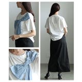 甘さを抑えたアシンメトリーリボンモチーフカットソー レディース ファッション | Sawa a la mode | 詳細画像19