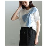 甘さを抑えたアシンメトリーリボンモチーフカットソー レディース ファッション | Sawa a la mode | 詳細画像22