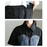 着回し上手なドット柄異素材シャツ&ナロースカート レディース ファッション | Sawa a la mode | 詳細画像5
