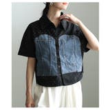 着回し上手なドット柄異素材シャツ&ナロースカート レディース ファッション | Sawa a la mode | 詳細画像7