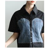 着回し上手なドット柄異素材シャツ&ナロースカート レディース ファッション | Sawa a la mode | 詳細画像20