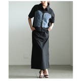 着回し上手なドット柄異素材シャツ&ナロースカート レディース ファッション | Sawa a la mode | 詳細画像22