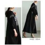 特別な日に変わる花柄刺繍入りインド綿ワンピース レディース ファッション | Sawa a la mode | 詳細画像10 
