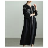 特別な日に変わる花柄刺繍入りインド綿ワンピース レディース ファッション | Sawa a la mode | 詳細画像20 