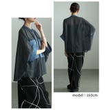 ふわりと舞う軽やかな異素材シアードルマンブラウス レディース ファッション | Sawa a la mode | 詳細画像8