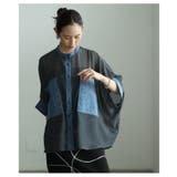 ふわりと舞う軽やかな異素材シアードルマンブラウス レディース ファッション | Sawa a la mode | 詳細画像9