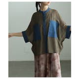 ふわりと舞う軽やかな異素材シアードルマンブラウス レディース ファッション | Sawa a la mode | 詳細画像10