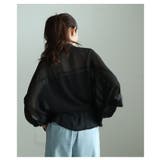 ふわりと舞う軽やかな異素材シアードルマンブラウス レディース ファッション | Sawa a la mode | 詳細画像19