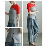 重ねず洒落るブロック配色デザインサマーニット レディース ファッション | Sawa a la mode | 詳細画像19 