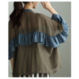 ふわり風を纏うような異素材フリルシアーブラウス レディース ファッション | Sawa a la mode | 詳細画像9 