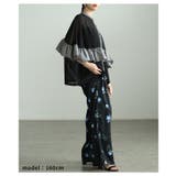 ふわり風を纏うような異素材フリルシアーブラウス レディース ファッション | Sawa a la mode | 詳細画像11 