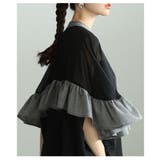 ふわり風を纏うような異素材フリルシアーブラウス レディース ファッション | Sawa a la mode | 詳細画像14 
